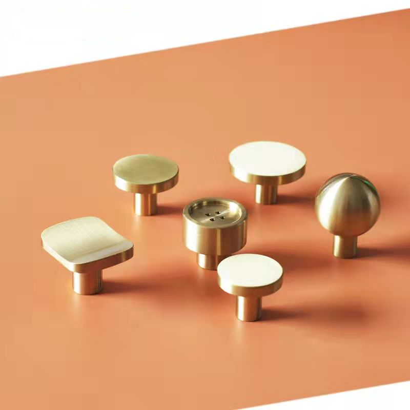 Kitchen Appliances Cabinet - Modern Solid Brass Cabinet Kitchen Knobs