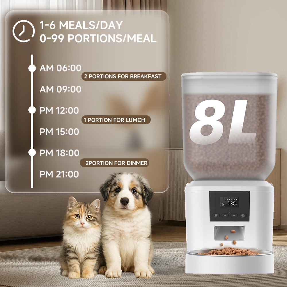 8L Automatic Cat Feeder With 1 - Kitchen Appliances Video 评论和价格