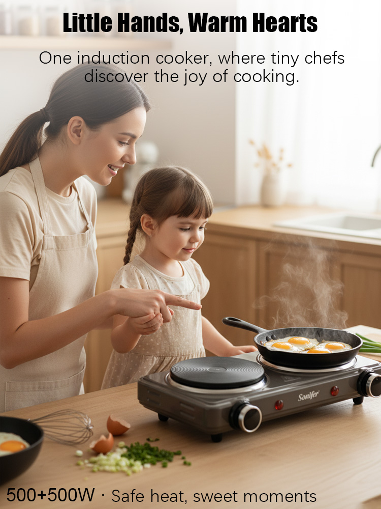 Double Burner Electric Stove S - Induction Cooktop Portable 评论和价格