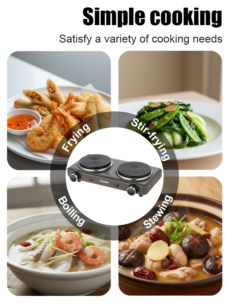 Double Burner Electric Stove S - Induction Cooktop Portable 评论和价格