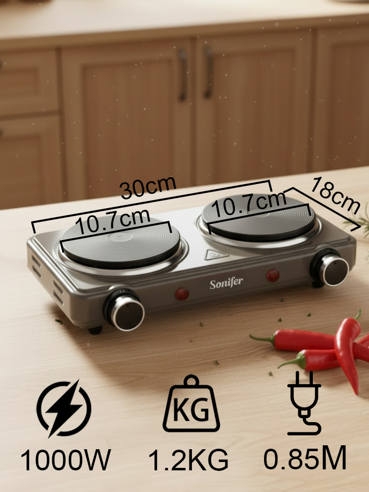 Double Burner Electric Stove S - Induction Cooktop Portable 评论和价格