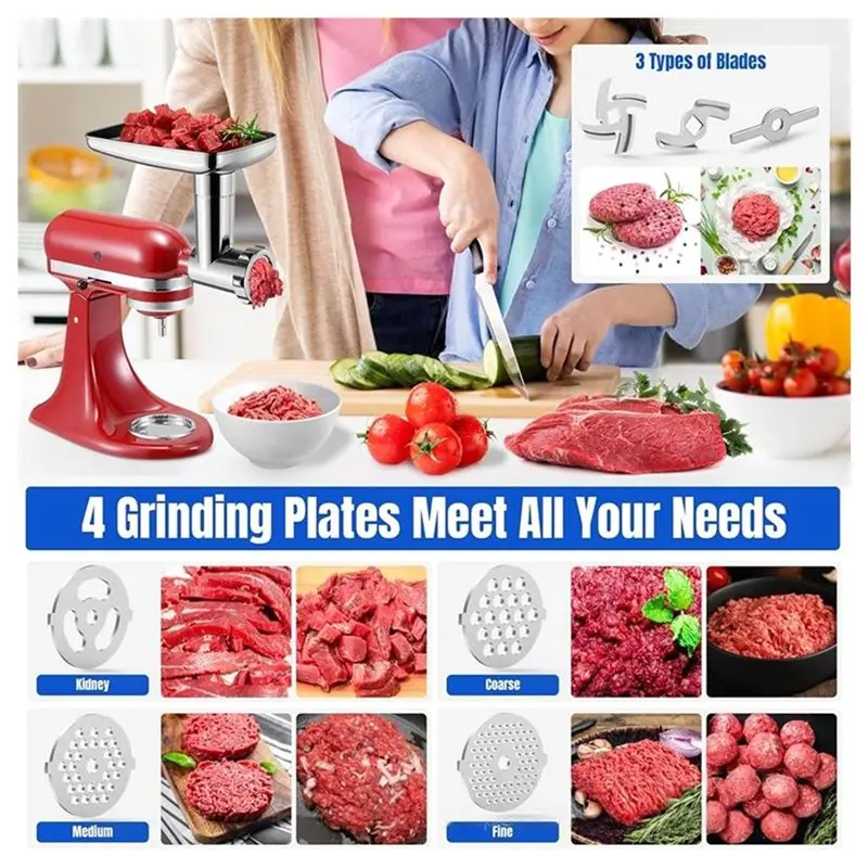 Stainless Steel Grinder Attach - Stand Mixer 评论和价格