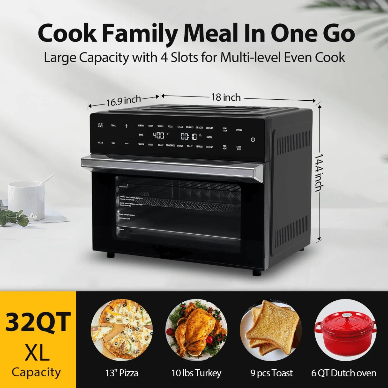 &For Kitchen 18-in-1 Air Fryer - Air Fryer 评论和价格