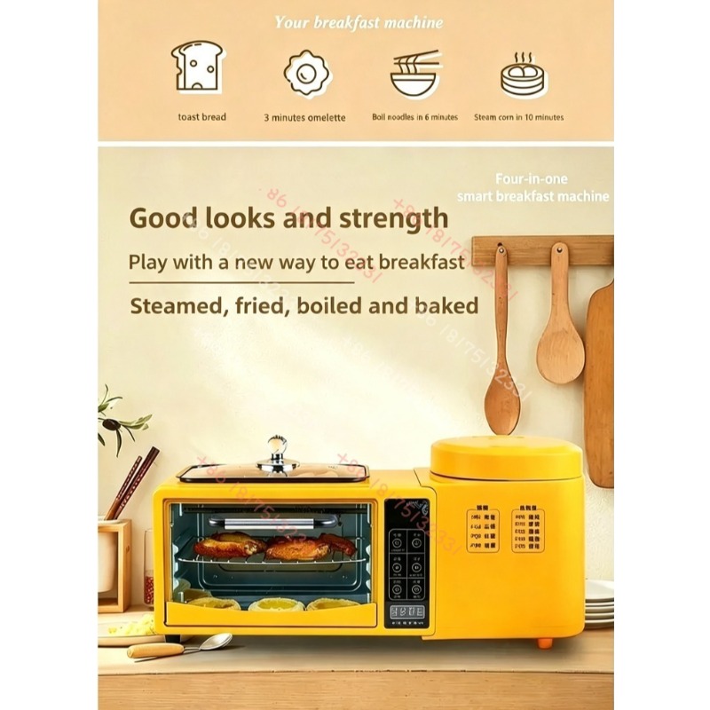 4-in-1 Multifunctional Breakfa - Toaster 评论和价格