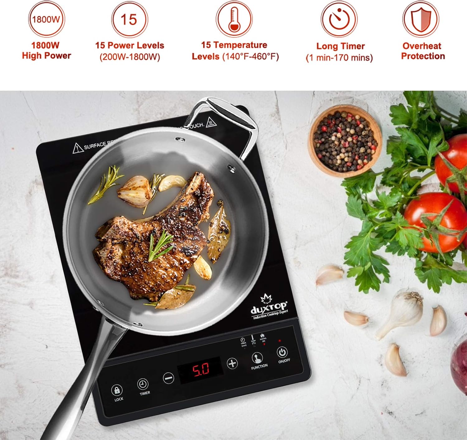 Portable Induction Cooktop, Co - Induction Cooktop Portable 评论和价格